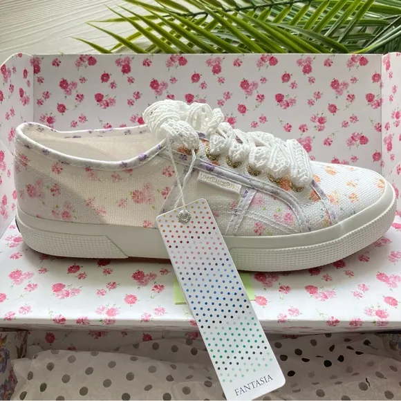 LoveShackFancy x Superga 2750 Flower Mix Sneakers