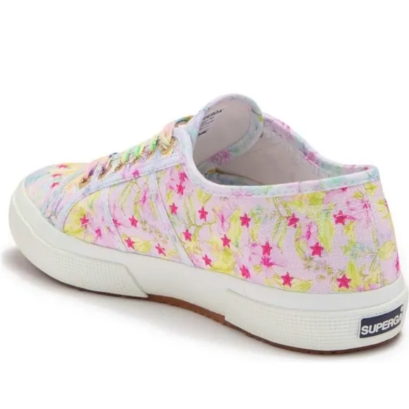 LoveShackFancy x Superga Floral Low Rise Sneakers