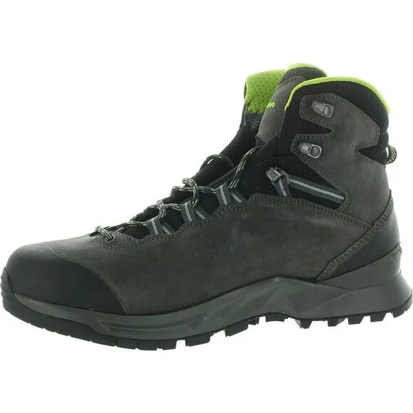 LOWA Boots Mens EXPLORER II GTX MID Black Lugged Sole Hiking Boots New