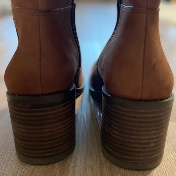Lucky Brand Women Ritten Knee High Boots Size 10 Tan Equestrian Coastal Cowgirl