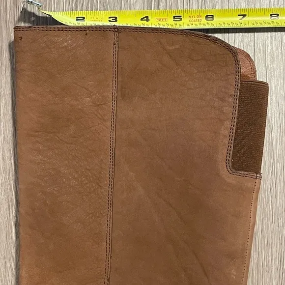 Lucky Brand Women Ritten Knee High Boots Size 10 Tan Equestrian Coastal Cowgirl