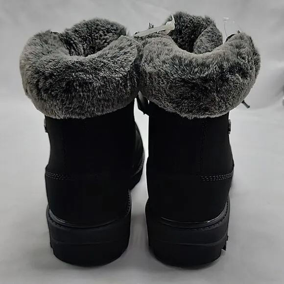 LUGZ BLACK EMPIRE HI FUR 6-INCH BOOT 7 NWOB