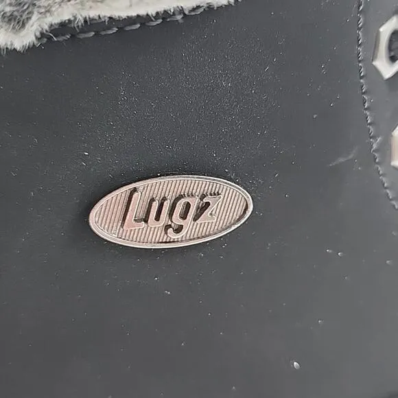 LUGZ BLACK EMPIRE HI FUR 6-INCH BOOT 7 NWOB