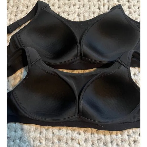 Lululemon bra black size 32DD lot of 2