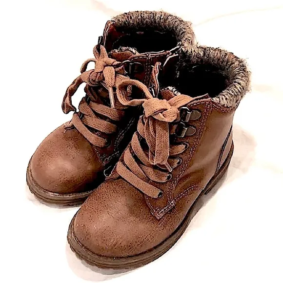 Madden Girl Cognac Hiking Boots, Toddler Size 8.