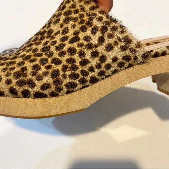MADEWELL Ruby Clog in Dotted Calf Hair Shoes