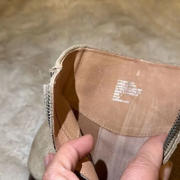 Madewell The Mira Side-Seam Ankle Boot In Leather Size 7