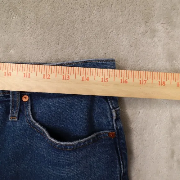Madewell Women's Balloon Medium Wash High Rise Denim Jeans size 30