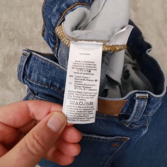Madewell Women's Balloon Medium Wash High Rise Denim Jeans size 30
