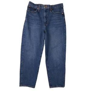 Madewell Women's Balloon Medium Wash High Rise Denim Jeans size 30