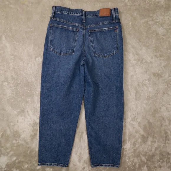 Madewell Women's Balloon Medium Wash High Rise Denim Jeans size 30