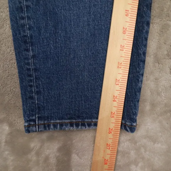 Madewell Women's Balloon Medium Wash High Rise Denim Jeans size 30