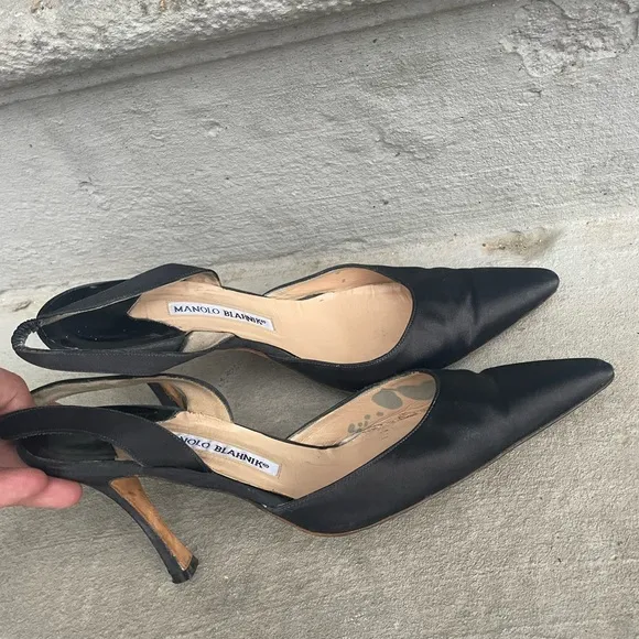Manolo Blahnik Black Women's Shoes
