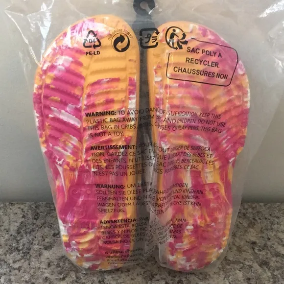 Marbled Translucent Crocs