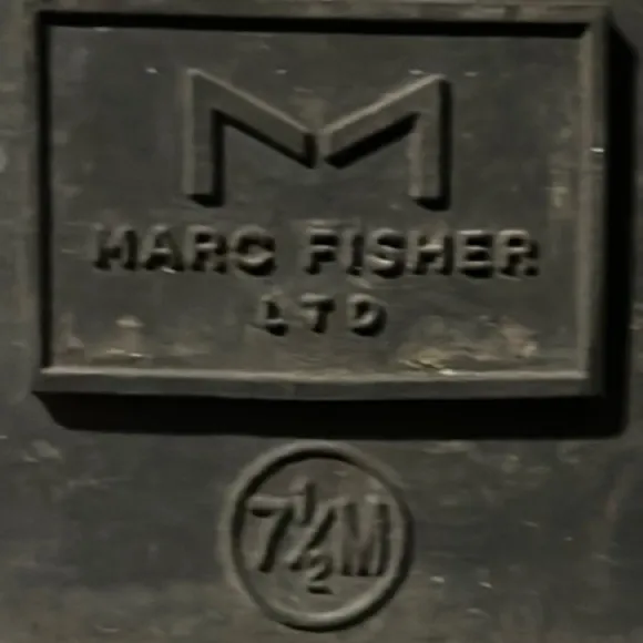 Marc Fisher Black Combat Moto Boots with Chunky Sole