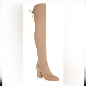 Marc Fisher LTD Arletta  Tan Over-the-Knee Boots Size 7