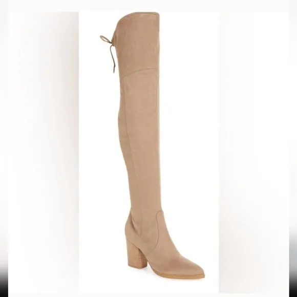 Marc Fisher LTD Arletta  Tan Over-the-Knee Boots Size 7