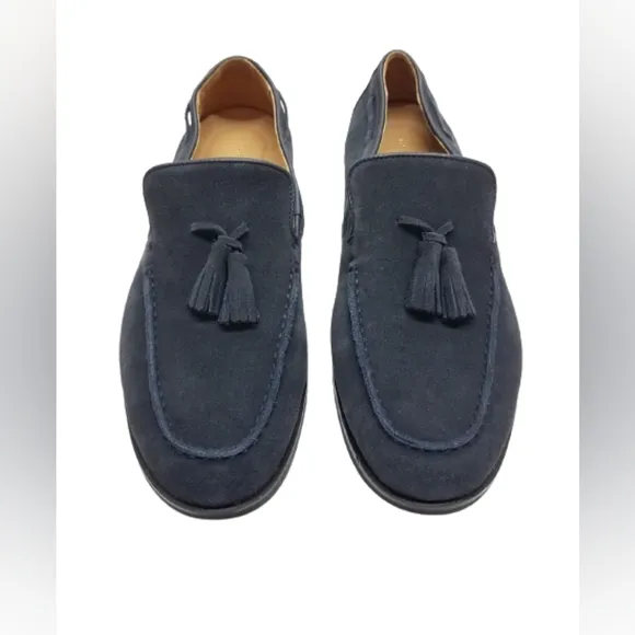 Marc Fisher Men's Navy Garry Tassel Loafer