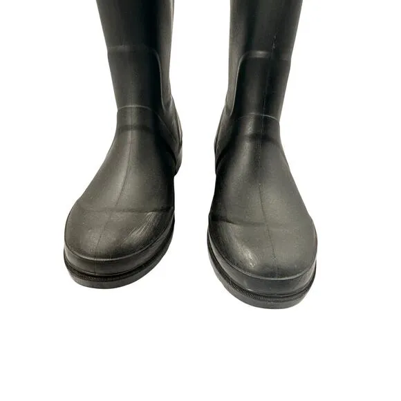 Marc Jacobs Tall Rain Boots Black 38 US 7.5 Outdoors Gardening Designer Everyday