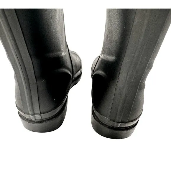 Marc Jacobs Tall Rain Boots Black 38 US 7.5 Outdoors Gardening Designer Everyday