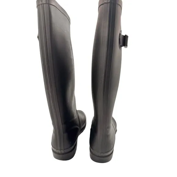 Marc Jacobs Tall Rain Boots Black 38 US 7.5 Outdoors Gardening Designer Everyday
