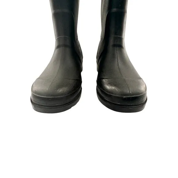 Marc Jacobs Tall Rain Boots Black 38 US 7.5 Outdoors Gardening Designer Everyday