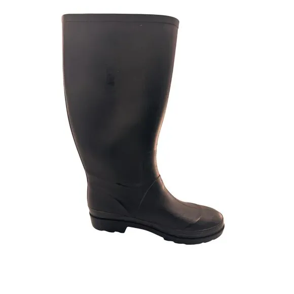 Marc Jacobs Tall Rain Boots Black 38 US 7.5 Outdoors Gardening Designer Everyday