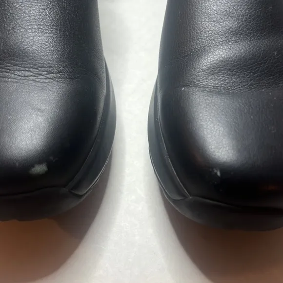 MBT Men Rocker Bottom Recovery Walking Shoes Flua Clog Black Size 9