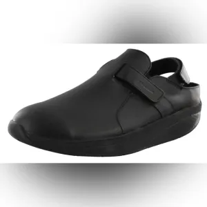 MBT Men Rocker Bottom Recovery Walking Shoes Flua Clog Black Size 9
