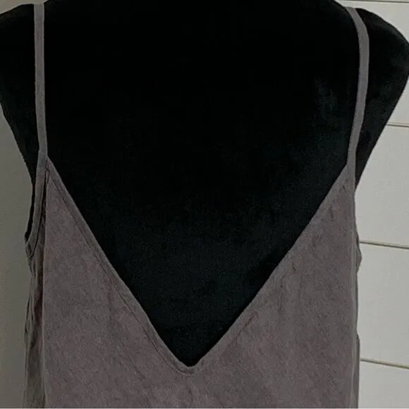 Meetra Linen handmade strap low back full length maxi dress woman’s size medium
