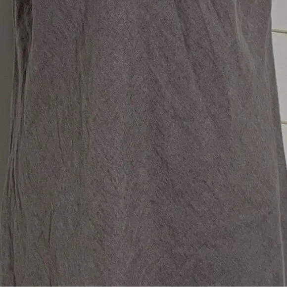 Meetra Linen handmade strap low back full length maxi dress woman’s size medium