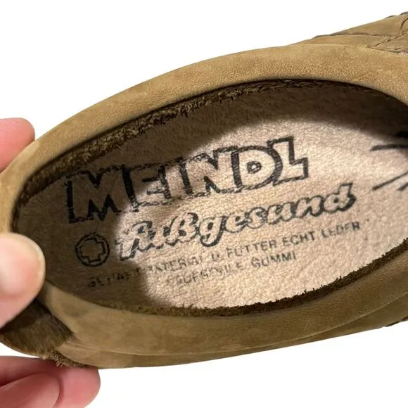 Meindl Mens 8 Comfort Walking Shoes Outdoor Nubuck Tan