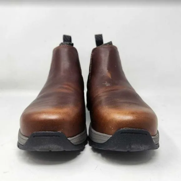 Men's 10W Georgia Boot Eagle Trail alloy toe Chelsea workboots GB00479 10 Wide
