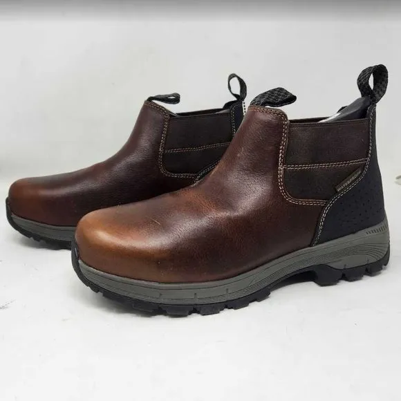 Men's 10W Georgia Boot Eagle Trail alloy toe Chelsea workboots GB00479 10 Wide
