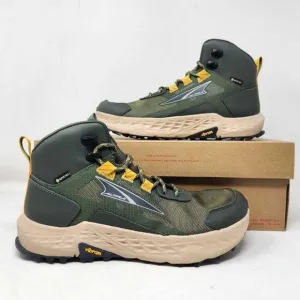 Men's 8 Altra Timp Hiker GTX GORE-TEX waterproof hiking boots Dusty Olive
