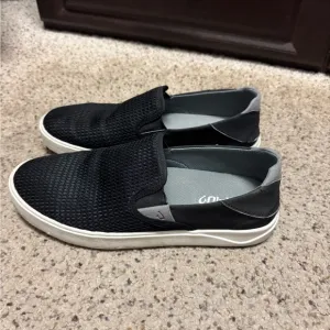 Men's Black Slip-On Shoes