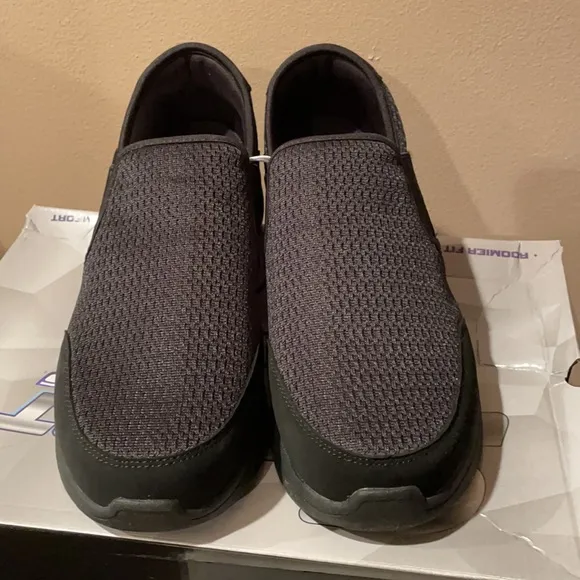 Men’s Black Sport by Skechers slip on shoes new