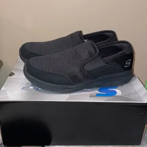 Men’s Black Sport by Skechers slip on shoes new