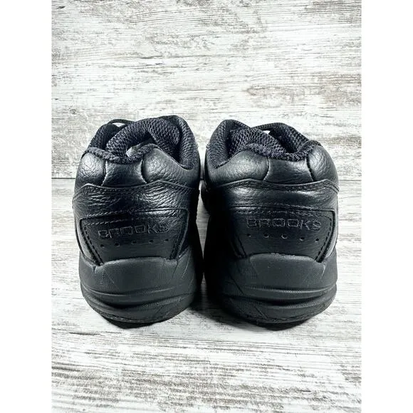 Men's Brooks Addiction Walker Black Walking Shoes Sz 11 2E (Wide) Athletic Gym