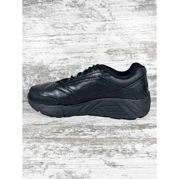Men's Brooks Addiction Walker Black Walking Shoes Sz 11 2E (Wide) Athletic Gym