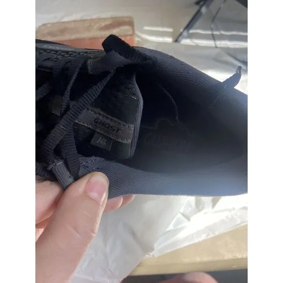 Men's‎ Brooks Ghost 14 All Black Running Shoes-DNA Soft Soles-Size 10.5