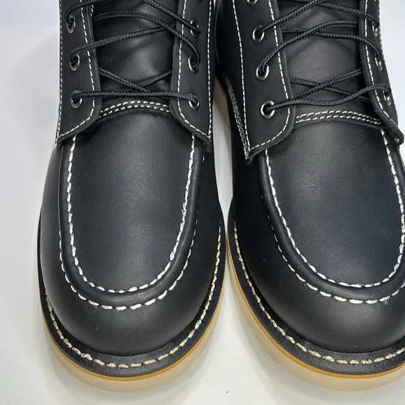 Mens Carhartt® 6&quot; WP Moc-Toe Wedge Boot - Black 12 NWT
