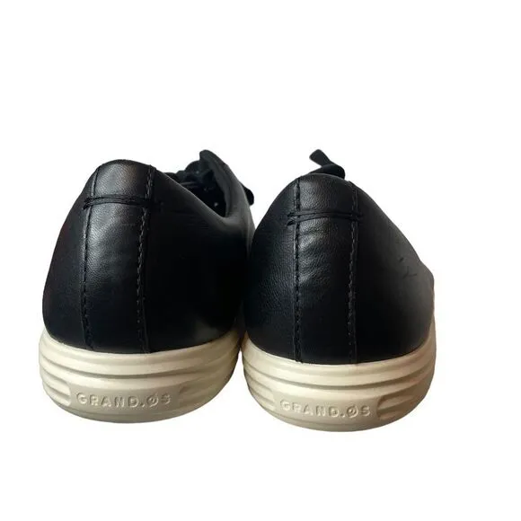 Men’s Cole Haan Grand Crosscourt Shoes Black Leather Comfort Low Sneakers