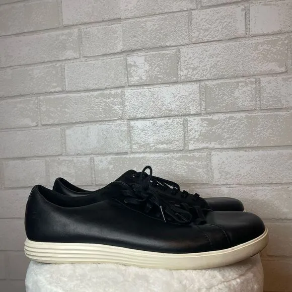 Men’s Cole Haan Grand Crosscourt Shoes Black Leather Comfort Low Sneakers
