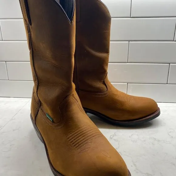 Men's DAN POST Albuquerque Waterproof Western Work Boots, SIZE 14EW