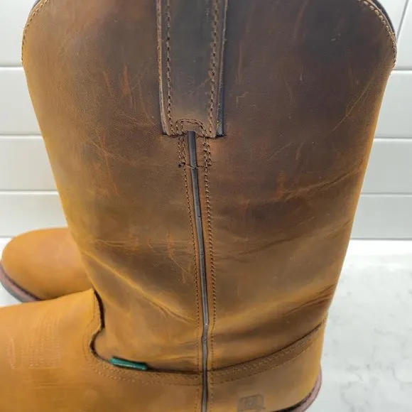 Men's DAN POST Albuquerque Waterproof Western Work Boots, SIZE 14EW