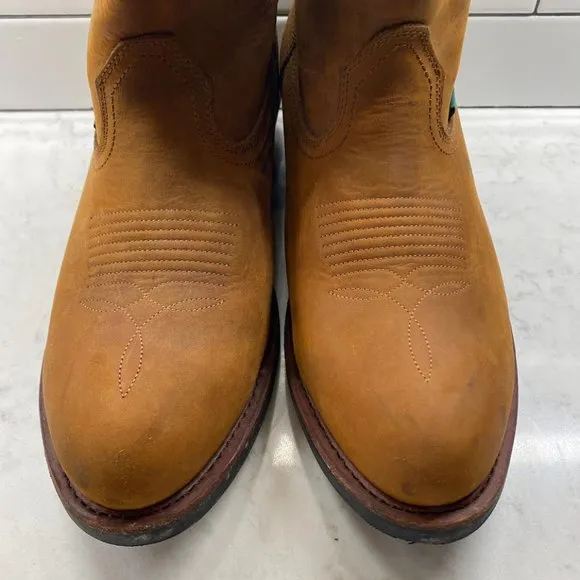 Men's DAN POST Albuquerque Waterproof Western Work Boots, SIZE 14EW