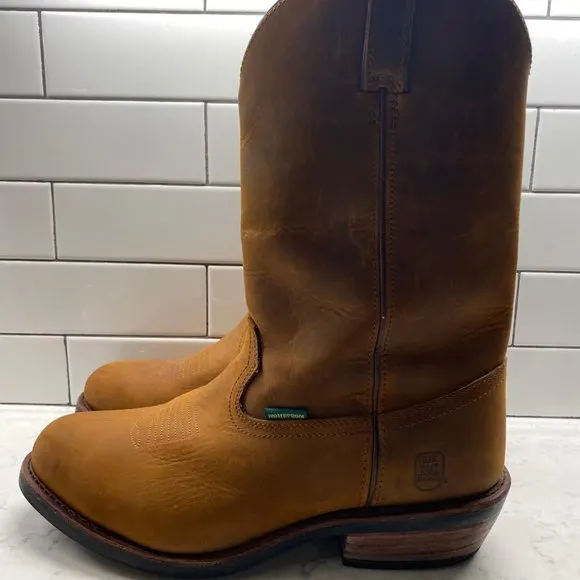Men's DAN POST Albuquerque Waterproof Western Work Boots, SIZE 14EW