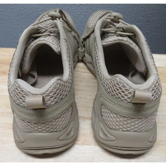 Mens Free Soldier Upstream Shoes Tactical Camping Hiking‎ Breathable Brown Tan 9