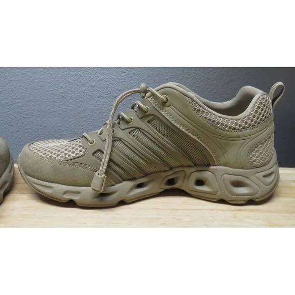 Mens Free Soldier Upstream Shoes Tactical Camping Hiking‎ Breathable Brown Tan 9